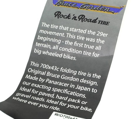 Bruce Gordon”Rock’n Road” Tire